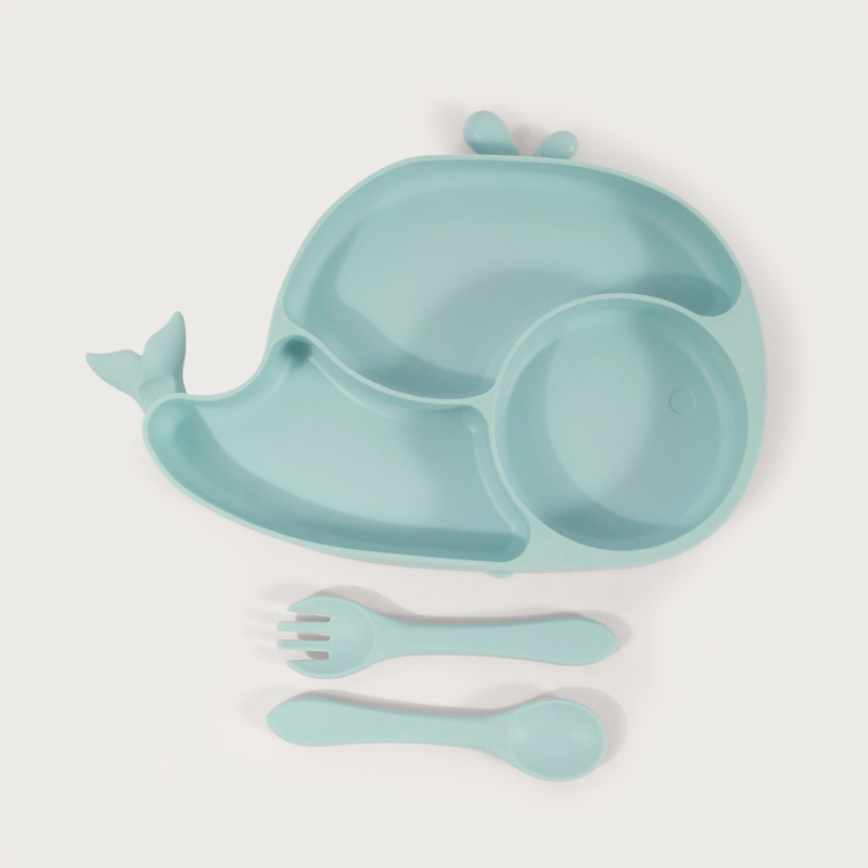 PLATO SILICONA CELESTE OPALINE - 2