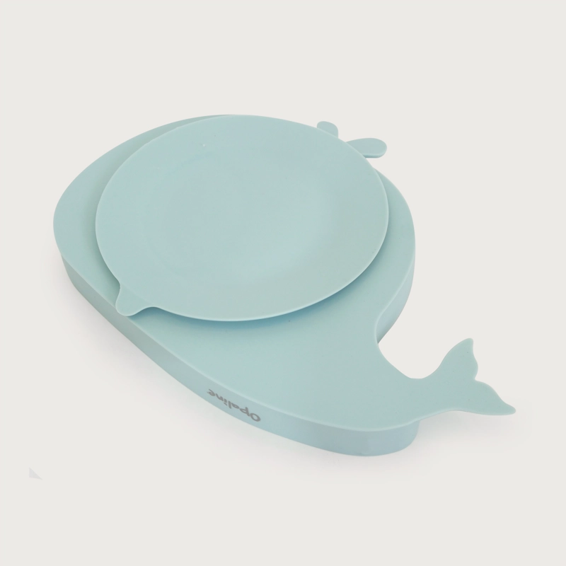 PLATO SILICONA CELESTE OPALINE - 3