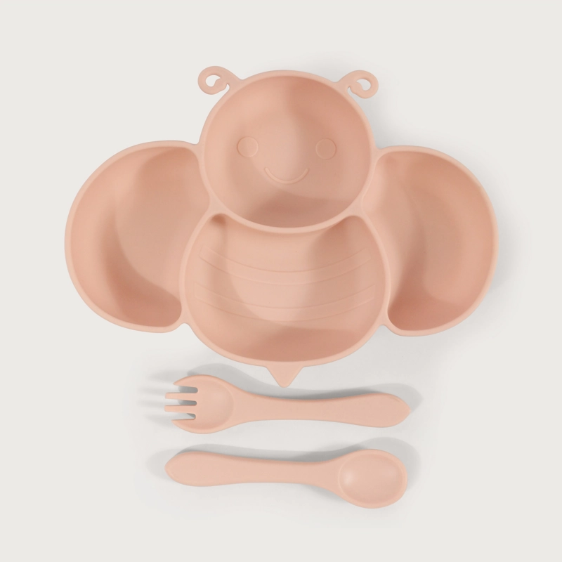 PLATO SILICONA ROSADO OPALINE - 2