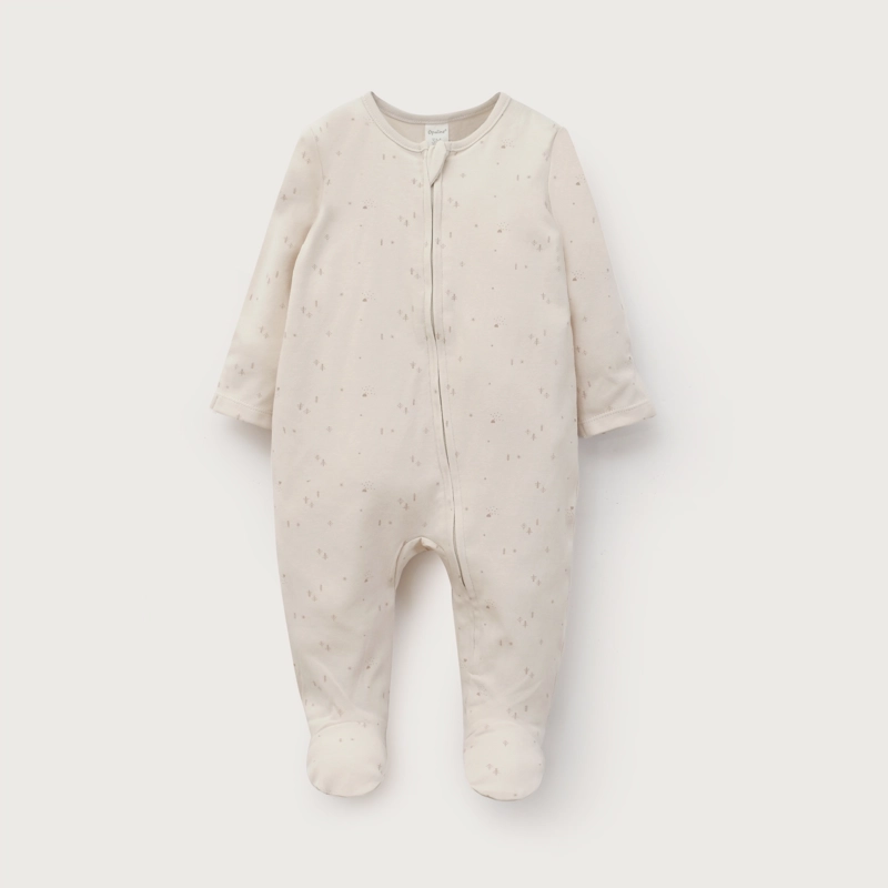 CONJUNTO 3 PIEZAS BEBE UNISEX CREMA OPALINE - 3