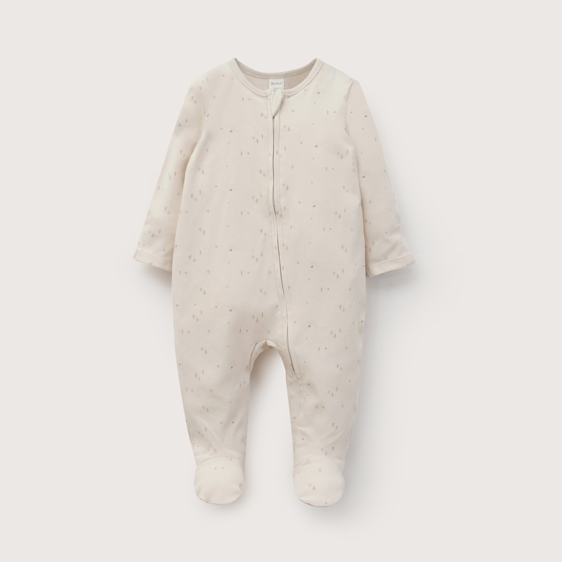 CONJUNTO 3 PIEZAS BEBE UNISEX CREMA OPALINE - 3