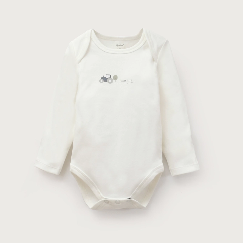 CONJUNTO BODIES BEBE NIÑO AZUL OPALINE - 3