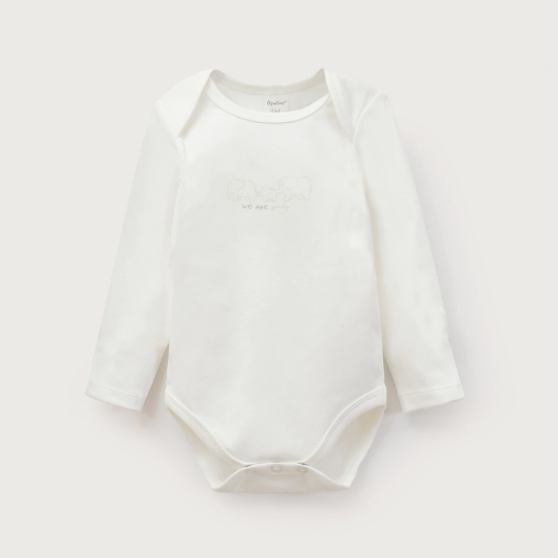 CONJUNTO BODIES BEBE UNISEX BLANCO OPALINE - 3