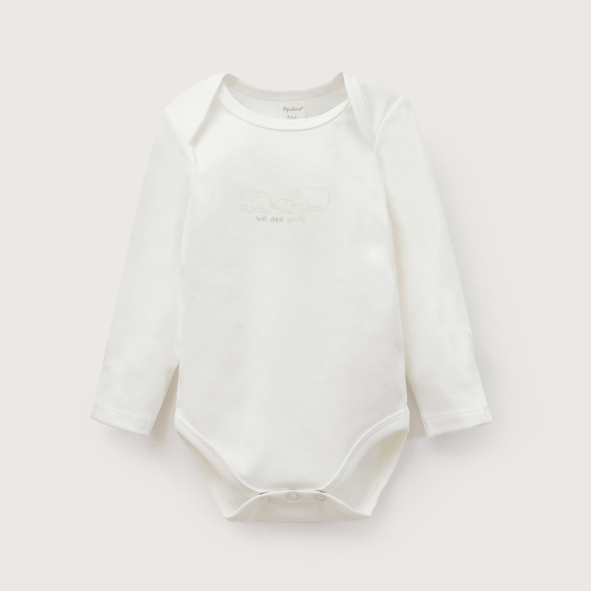 CONJUNTO BODIES BEBE UNISEX BLANCO OPALINE - 3