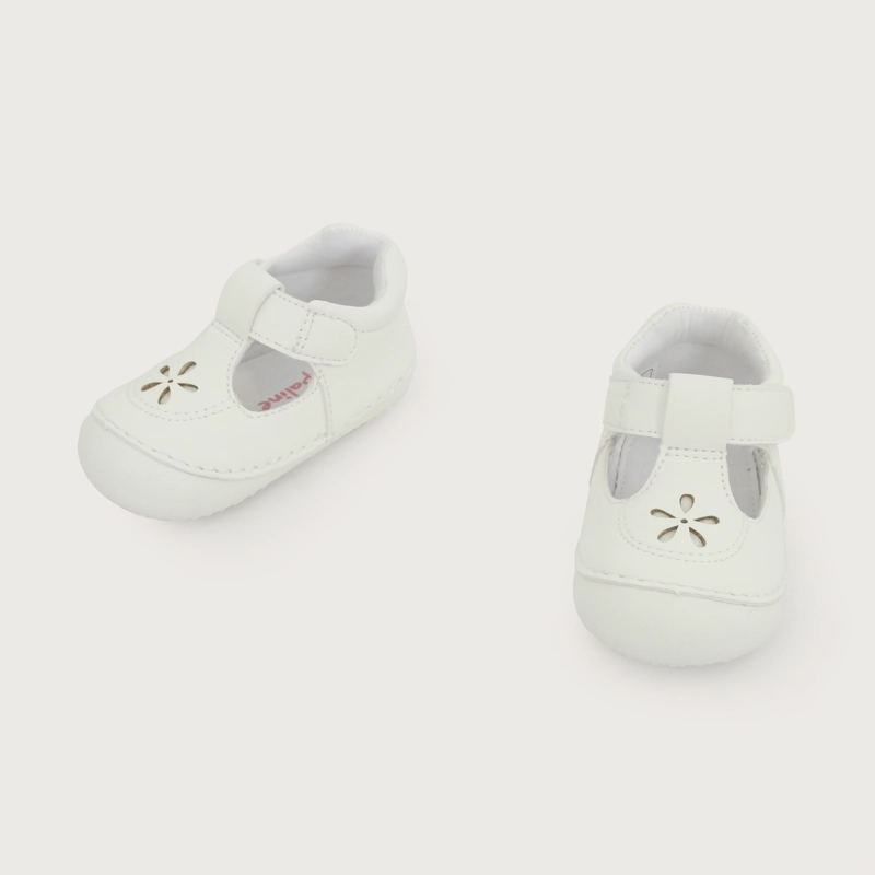 ZAPATO GATEADOR BLANCO NIÑA OPALINE - 4