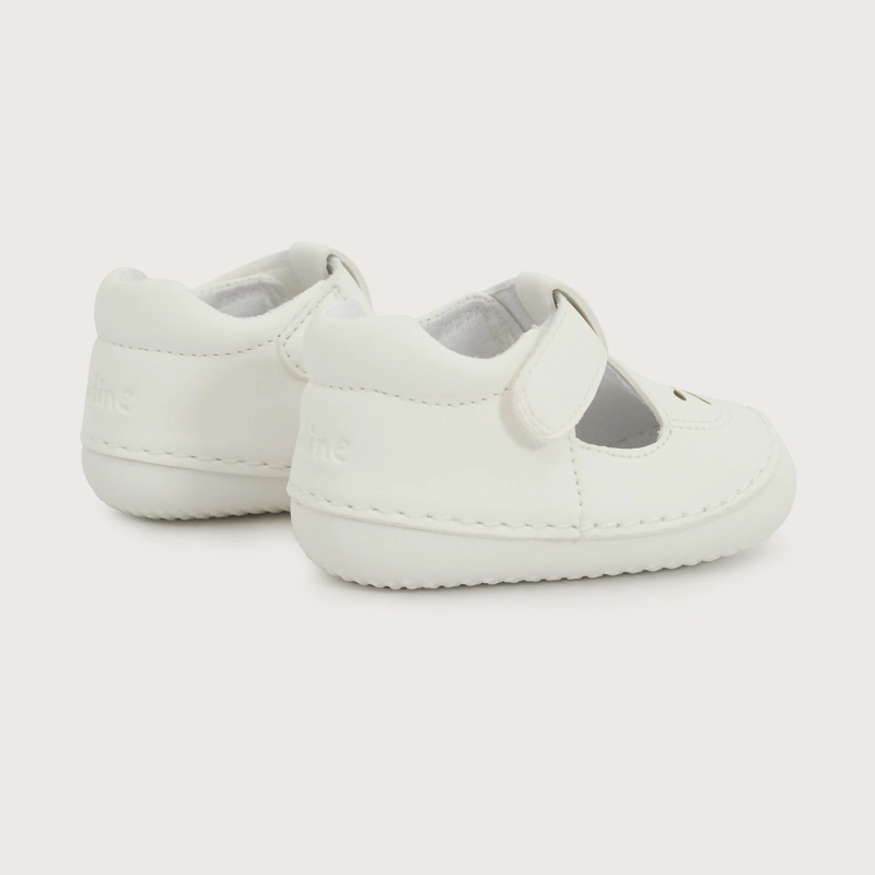 ZAPATO GATEADOR BLANCO NIÑA OPALINE - 5