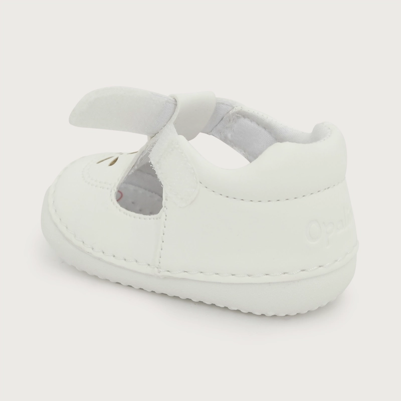 ZAPATO GATEADOR BLANCO NIÑA OPALINE - 6