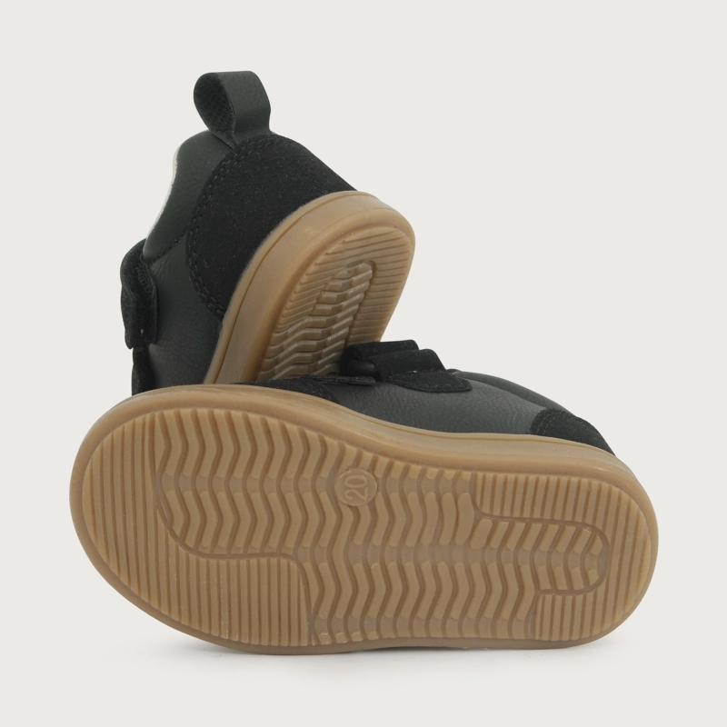 ZAPATILLA CASUAL NEGRA NIÑO OPALINE - 3