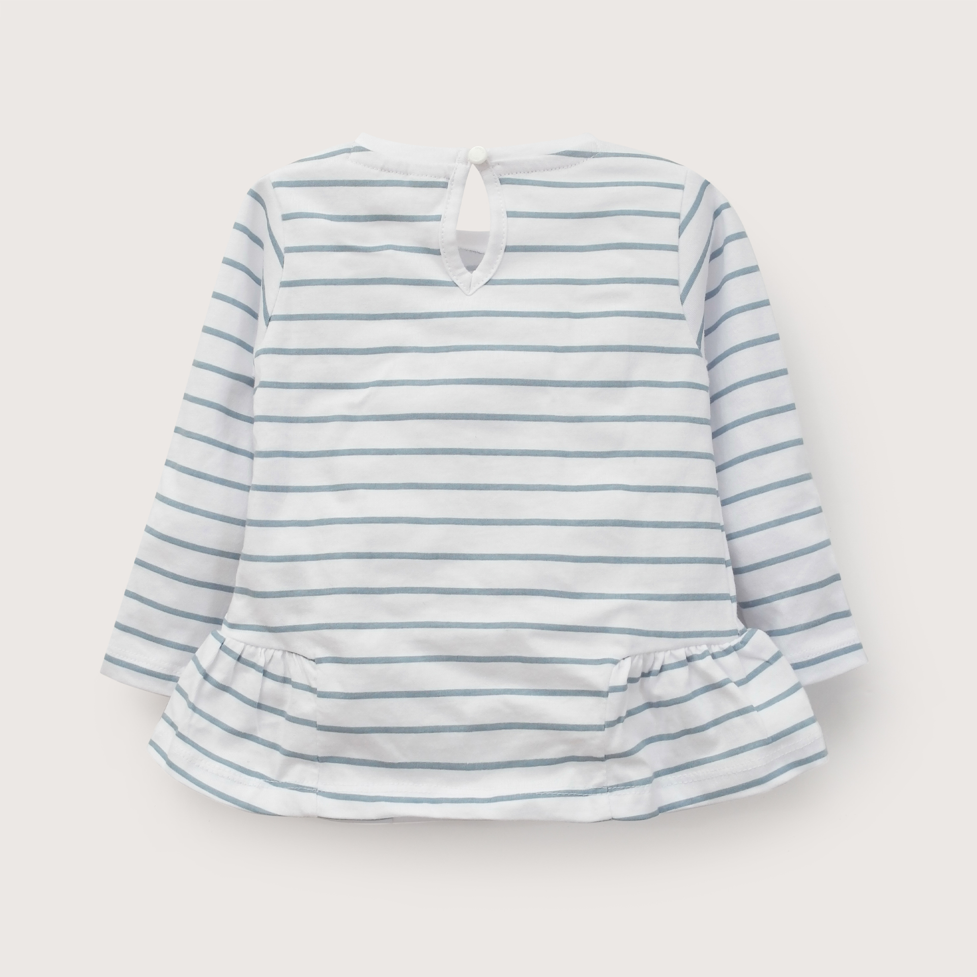 POLERA BLANCA INFANT NIÑA CON LINEAS OPALINE - 3