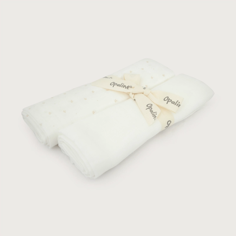 PACK DE 2 TUTOS DE MUSELINA UNISEX OPALINE - 1