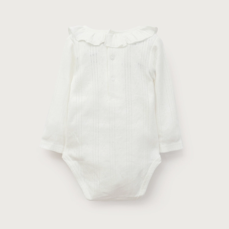 BODY BLANCO BEBE NIÑA OPALINE - 3