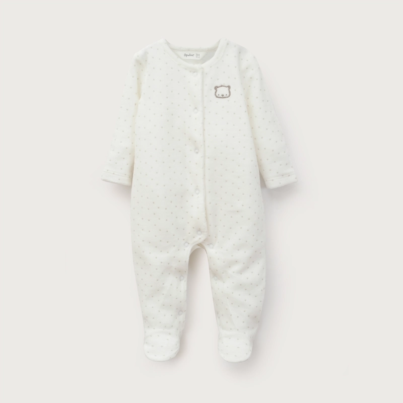 OSO BEBE BLANCO NIÑO OPALINE - 2