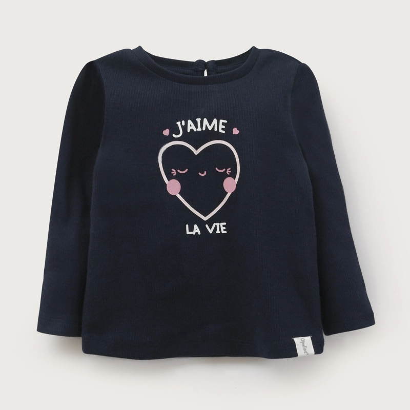POLERA INFANT NIÑA AZUL OPALINE - 2
