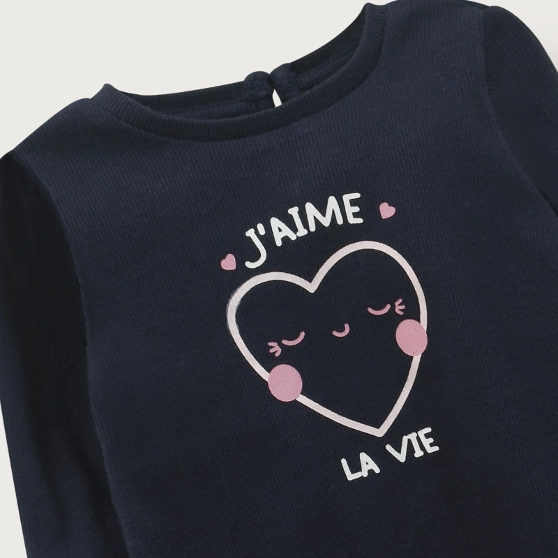 POLERA INFANT NIÑA AZUL OPALINE - 3