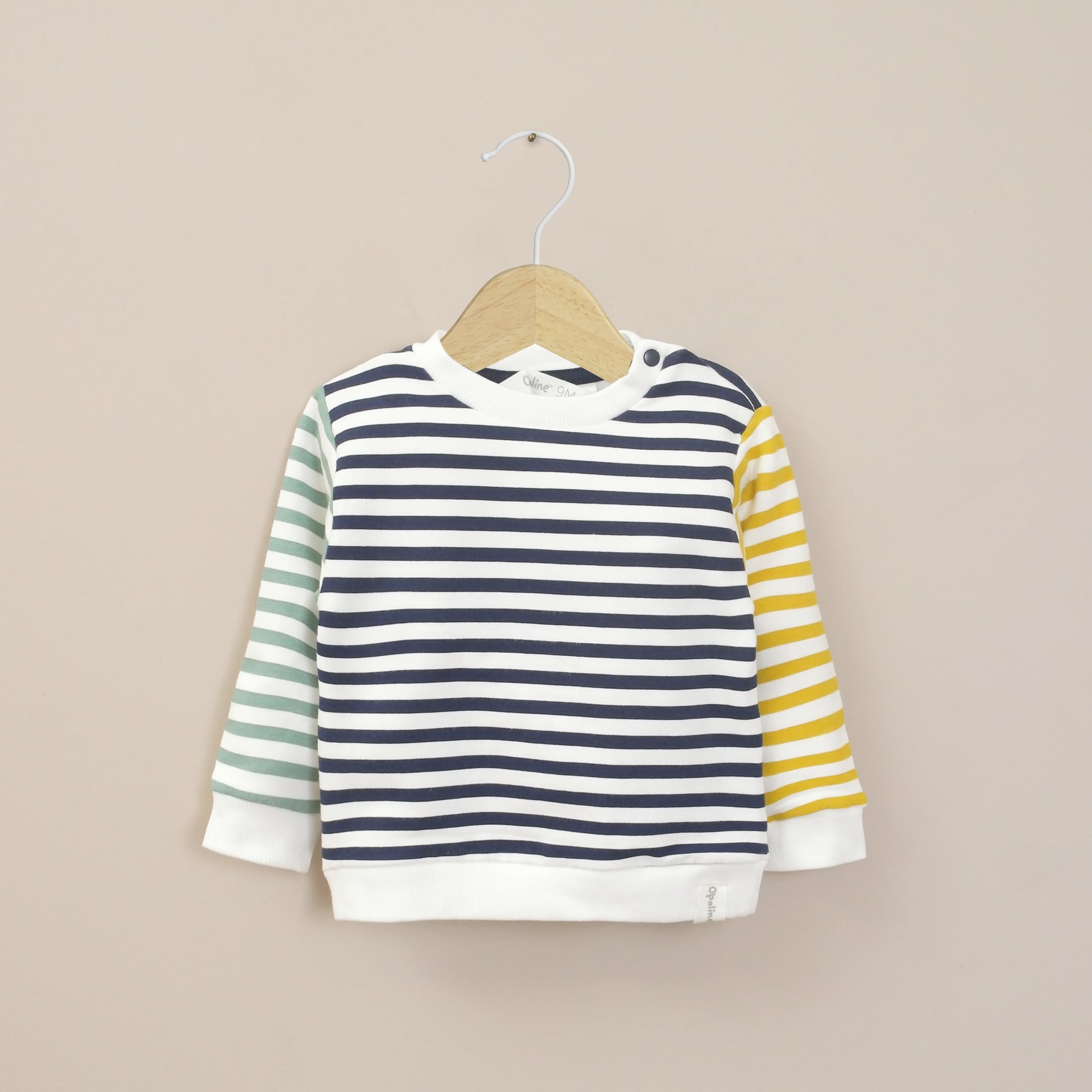 POLERON INFANT NIÑO AZUL CON LINEAS OPALINE - 1