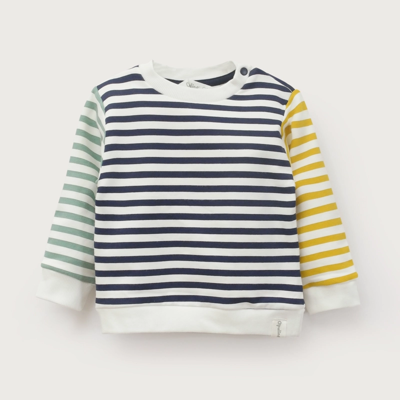 POLERON INFANT NIÑO AZUL CON LINEAS OPALINE - 2