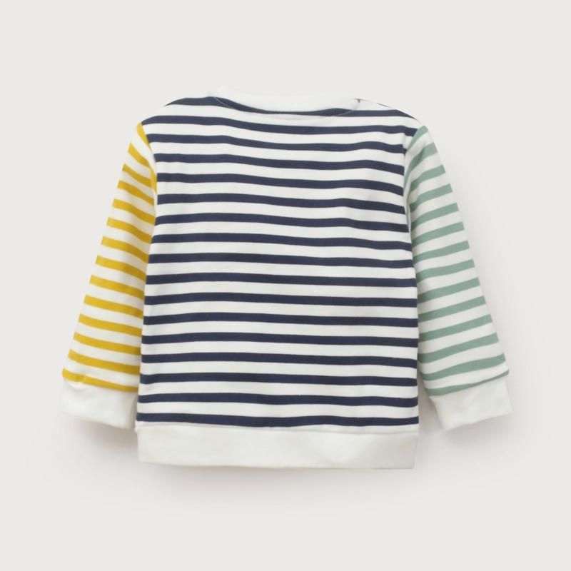 POLERON INFANT NIÑO AZUL CON LINEAS OPALINE - 3
