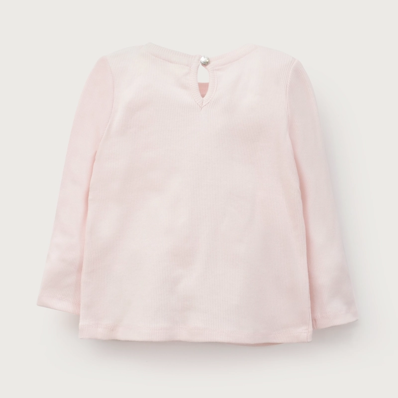 POLERA RIB INFANT NIÑA ROSADO CLARO OPALINE - 3