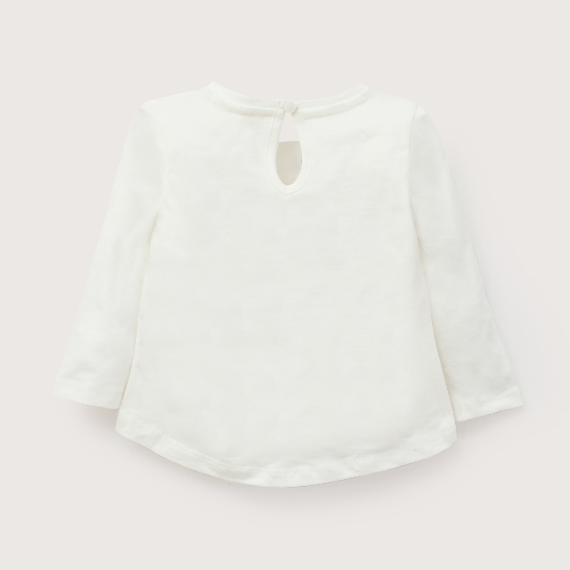 POLERA BLANCA BASICA INFANT NIÑA OPALINE - 3