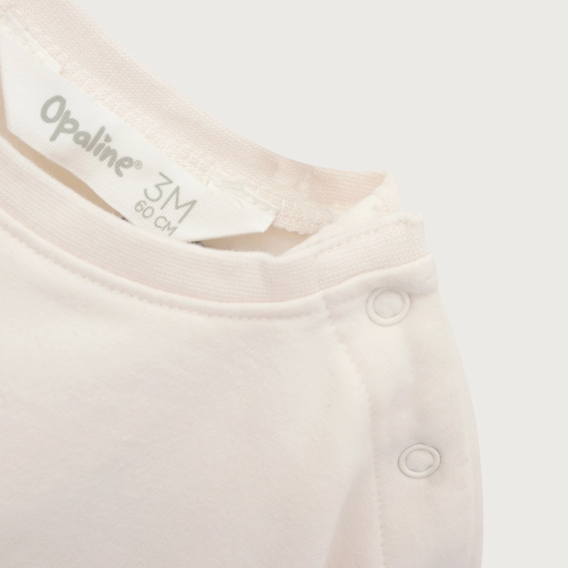 POLERON BLANCO BEBE NIÑO OPALINE - 4