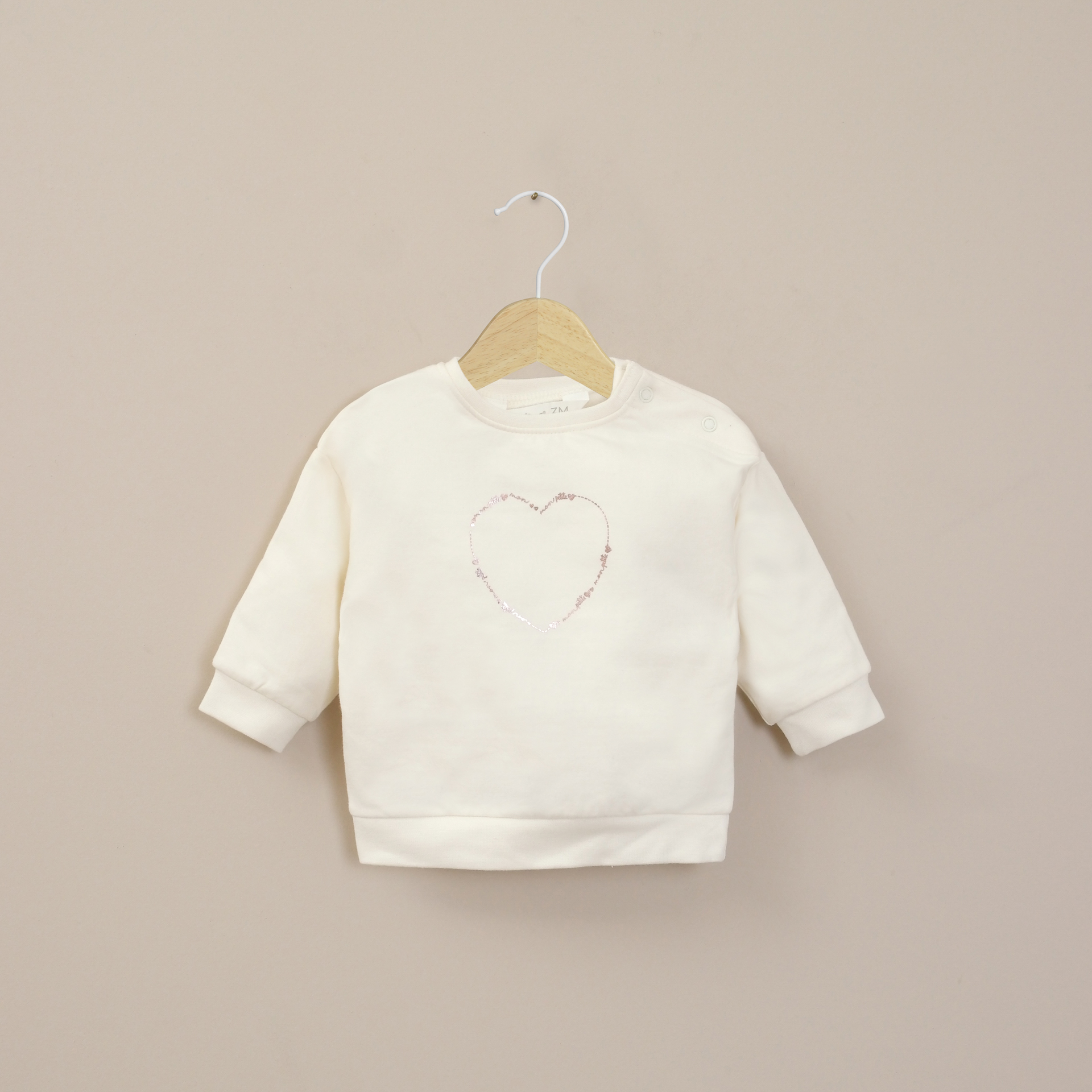 POLERON BLANCO BEBE NIÑA OPALINE - 1