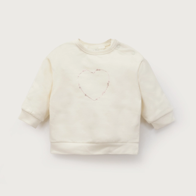 POLERON BLANCO BEBE NIÑA OPALINE - 2