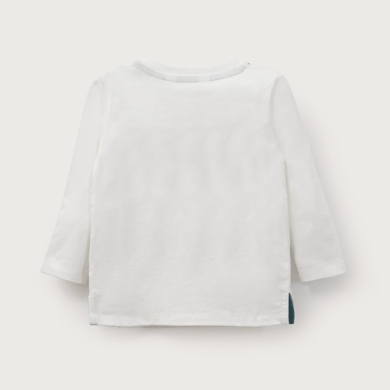 POLERA BLANCA MANGA LARGA INFANT NIÑO OPALINE - 3