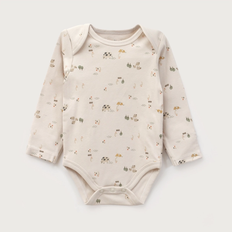 PACK BODIES BEBE NIÑO GANSOS BEIGE OPALINE - 3
