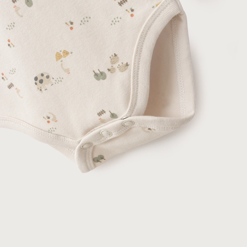 PACK BODIES BEBE NIÑO GANSOS BEIGE OPALINE - 6