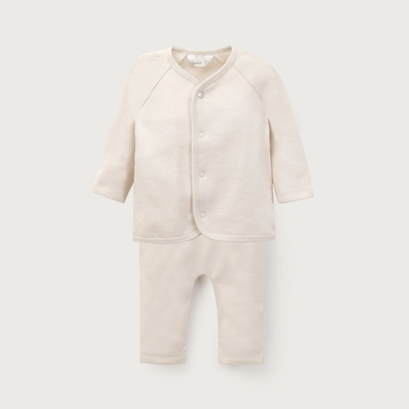 CONJUNTO BEBE UNISEX CREMA OPALINE - 2