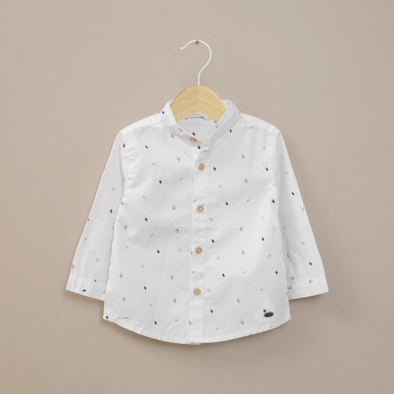 CAMISA INFANT NIÑO ESTAMPADA BLANCA OPALINE - 1