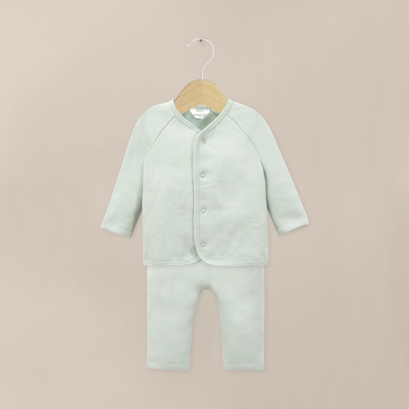 CONJUNTO BEBE NIÑO VERDE OPALINE - 1