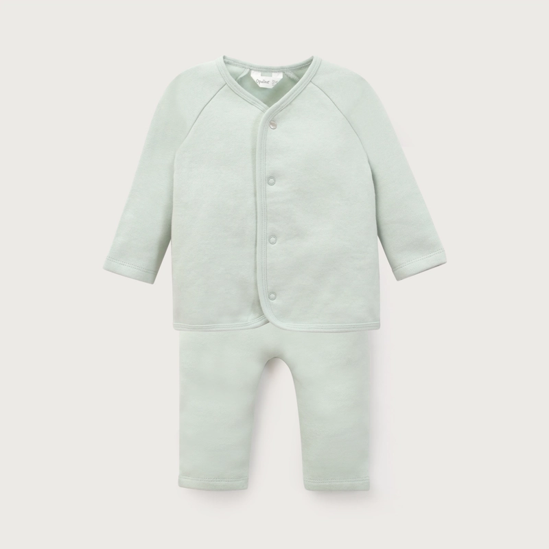 CONJUNTO BEBE NIÑO VERDE OPALINE - 2