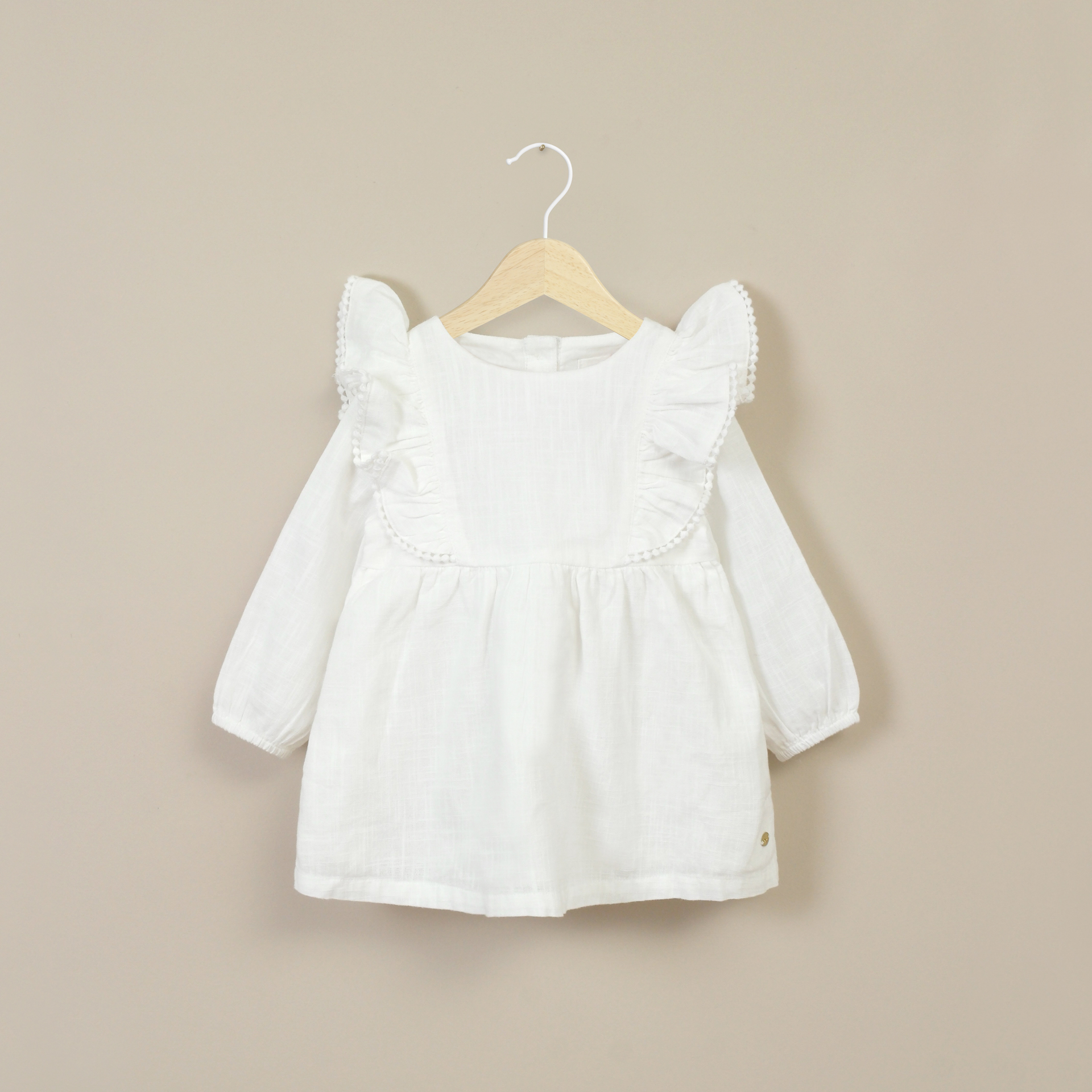 VESTIDO BLANCO INFANT NIÑA OPALINE - 1