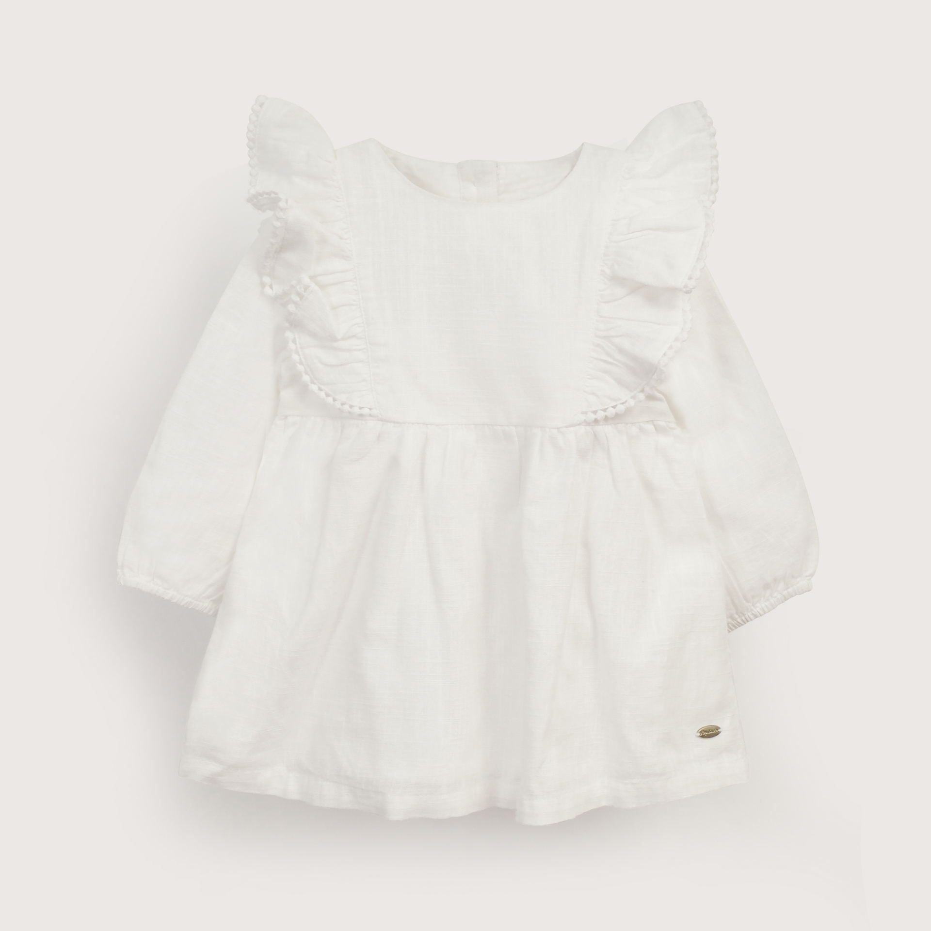 VESTIDO BLANCO INFANT NIÑA OPALINE - 2