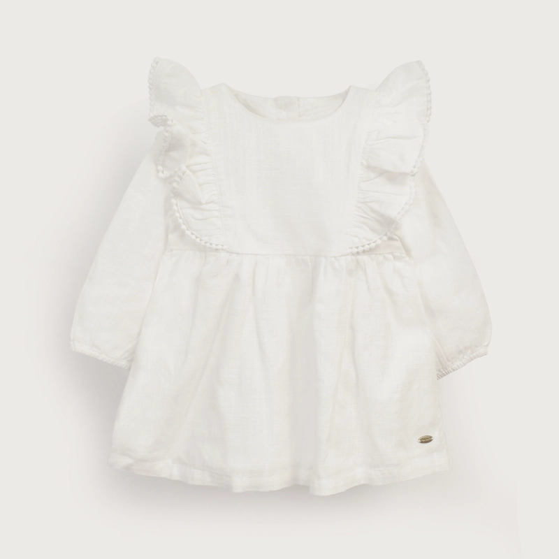 VESTIDO BLANCO INFANT NIÑA OPALINE - 2