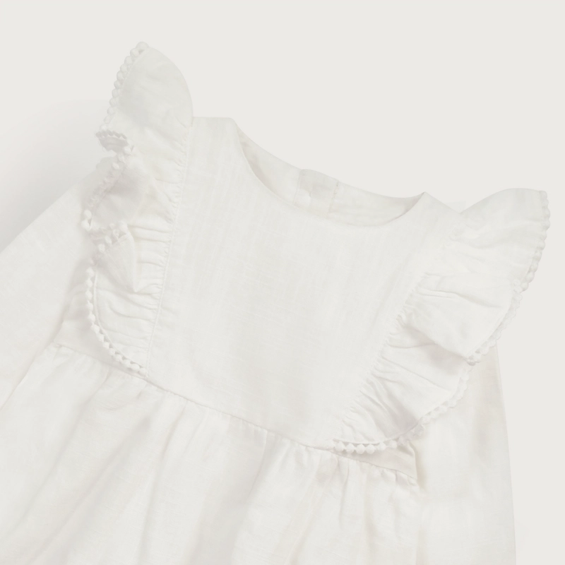 VESTIDO BLANCO INFANT NIÑA OPALINE - 4