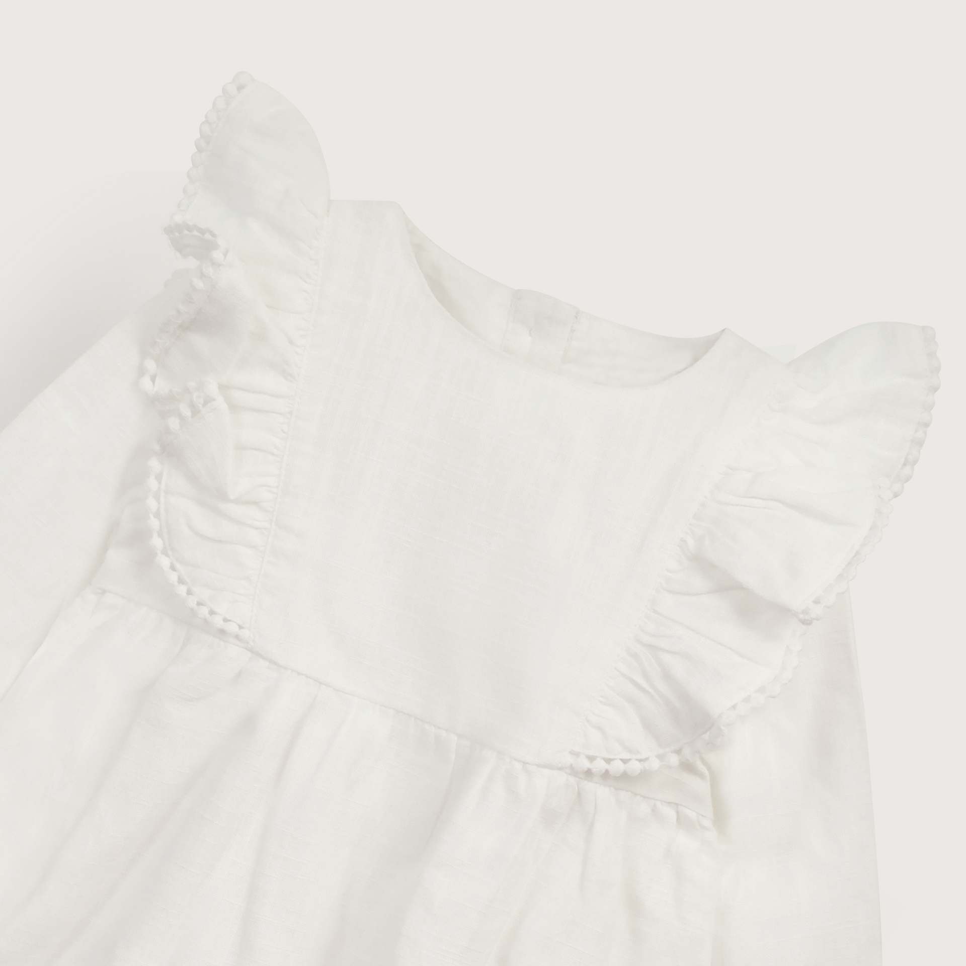 VESTIDO BLANCO INFANT NIÑA OPALINE - 4