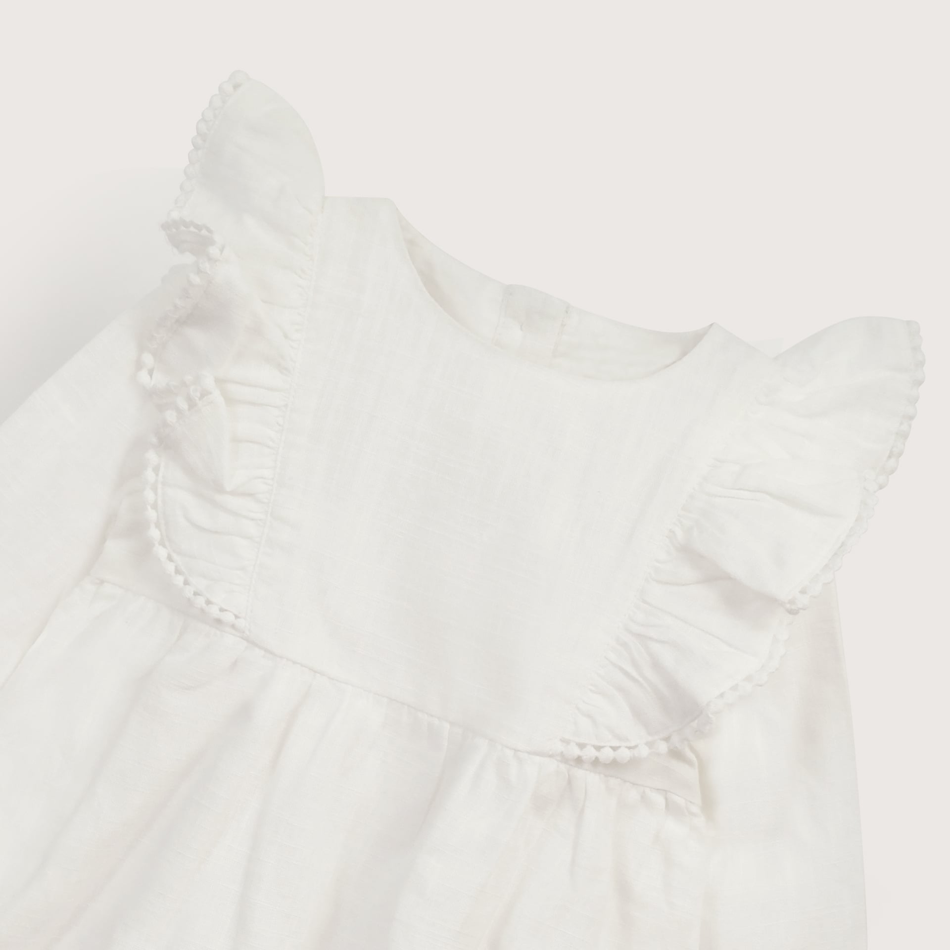 VESTIDO BLANCO INFANT NIÑA OPALINE - 4