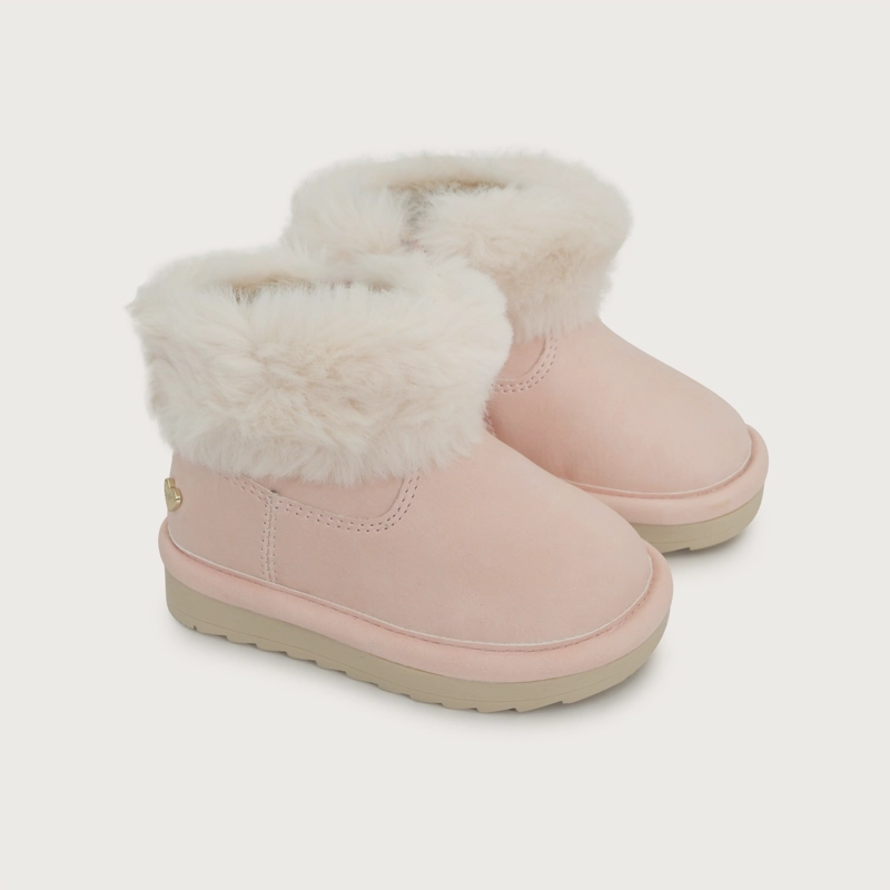 BOTIN PELUDO ROSADO NIÑA OPALINE - 1