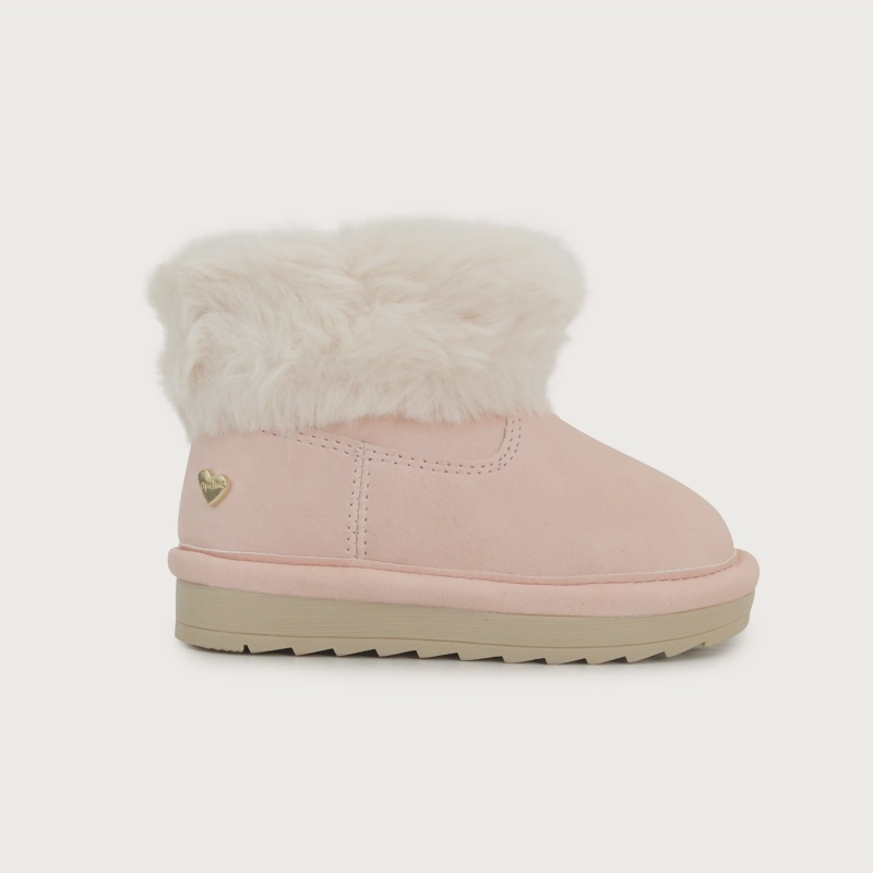 BOTIN PELUDO ROSADO NIÑA OPALINE - 2