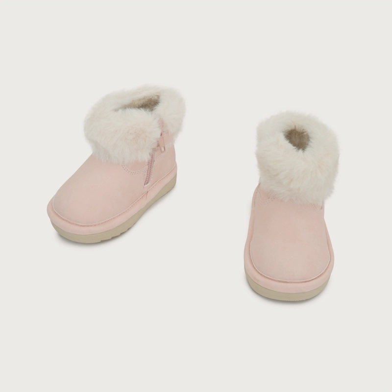 BOTIN PELUDO ROSADO NIÑA OPALINE - 4