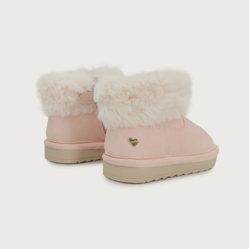 BOTIN PELUDO ROSADO NIÑA OPALINE - 5