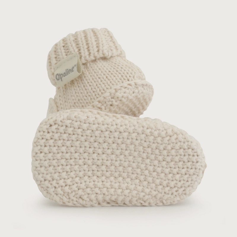 BOTIN TEJIDO BEIGE BEBE  OPALINE - 3