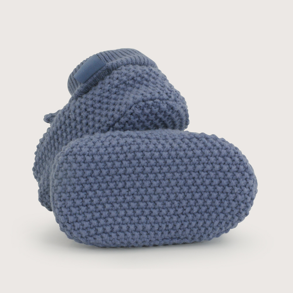 BOTIN TEJIDO AZUL BEBE  OPALINE - 3