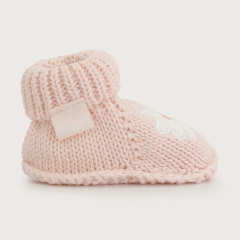 BOTIN TEJIDO ROSADO BEBE  OPALINE - 2