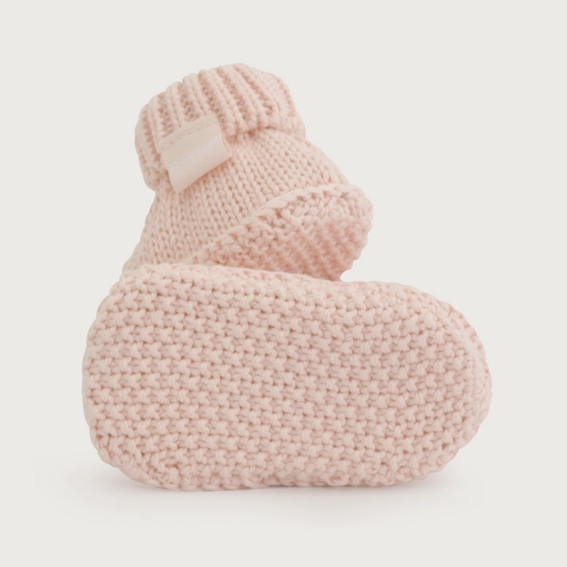 BOTIN TEJIDO ROSADO BEBE  OPALINE - 3