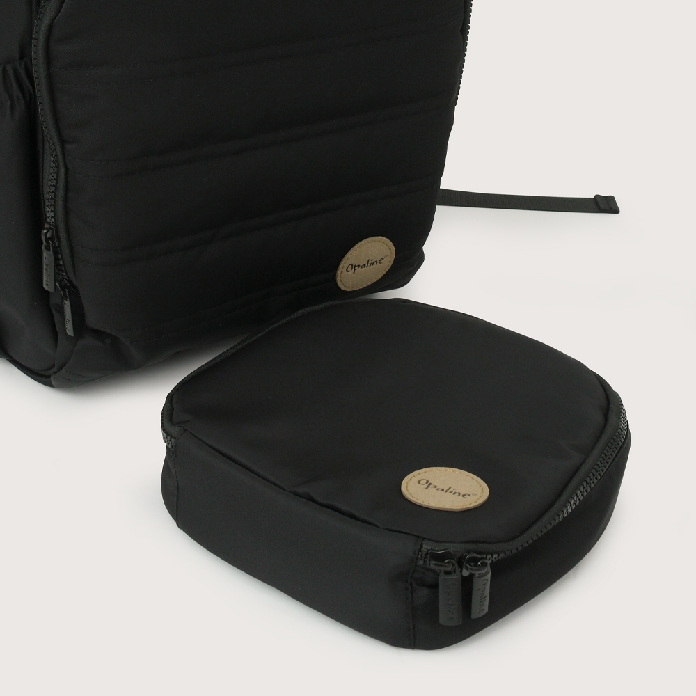 MOCHILA MATERNAL NEGRA OPALINE - 4