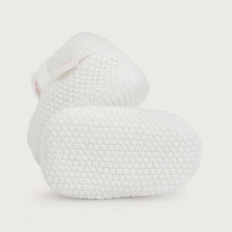 ZAPATO TEJIDO CONEJO BLANCO BEBE  OPALINE - 3