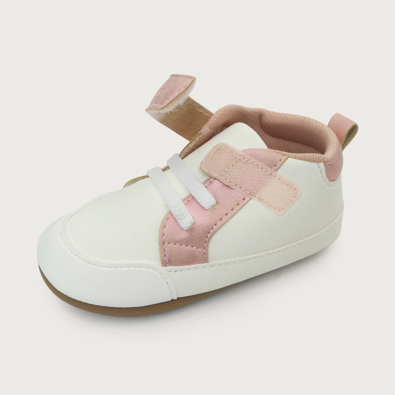 ZAPATILLA CASUAL FLEX BLANCA ROSADA NIÑA OPALINE - 6